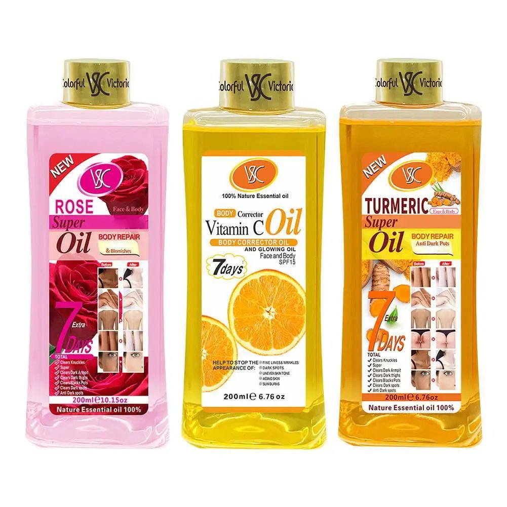 Massage Therapy Body massage oil: Turmeric Essential Oil/Rose/Vitamin C, Deeply Nourishing, Aromatherapy