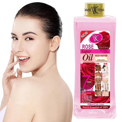 Massage Therapy Body massage oil: Turmeric Essential Oil/Rose/Vitamin C, Deeply Nourishing, Aromatherapy