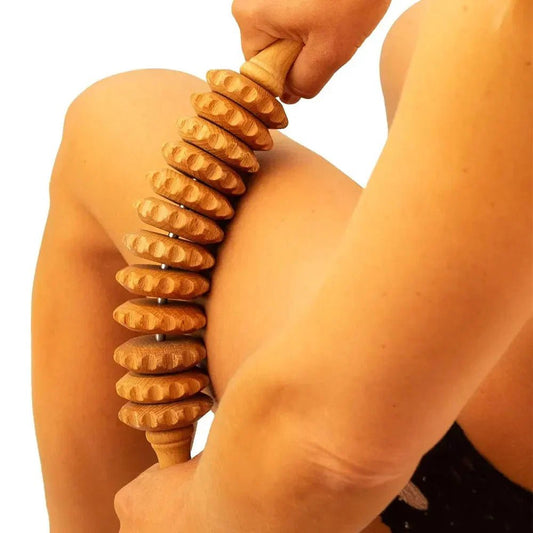 Massage Therapy Curved Wooden Massage Roller for Geisha