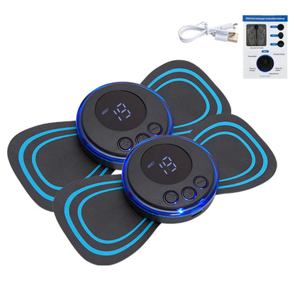 Massage Therapy Electric EMS Foot Massager + (Only Two (2) pads Offers with USB cable and user manual)