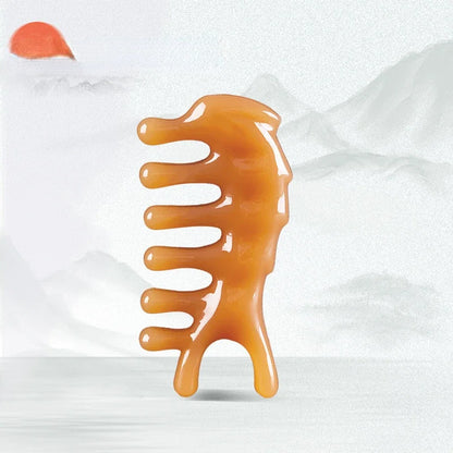 Massage Therapy Facial Massager Scraping Resin 1 Eight massage points design tool offers shown 