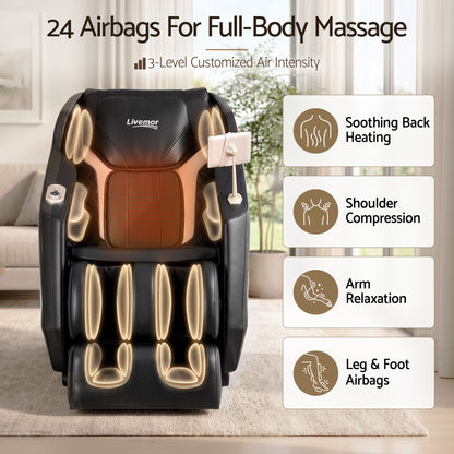 Massage Therapy Massage Chair Full Body with Heat Zero Gravity