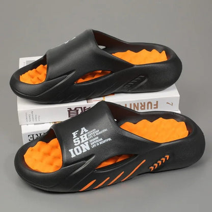 Massage Therapy Massage Platform Slides Black and Orange Colour