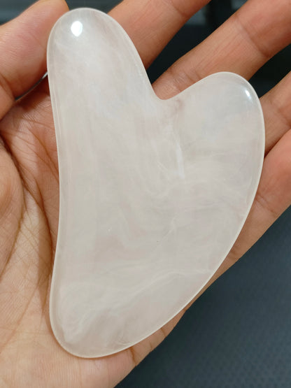 Massage Therapy Natural Pink, Green, or White Colour Jade Stone Tools for Geisha  White Colour tool