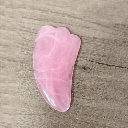 Massage Therapy Natural Pink, Green, or White Colour Jade Stone Tools for Geisha  Pink Colour tool