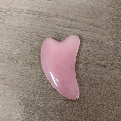 Massage Therapy Natural Pink, Green, or White Colour Jade Stone Tools for Geisha  Pink Colour tool