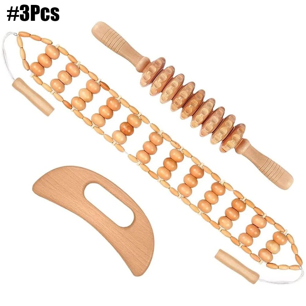 Massage Therapy Natural Wooden Massagers
