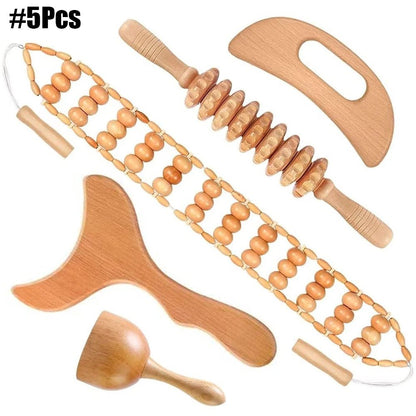 Massage Therapy Natural Wooden Massagers