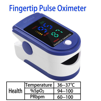Medical Supplies & Equipment Blue-white Colour Fingertip Pulse Oximeter