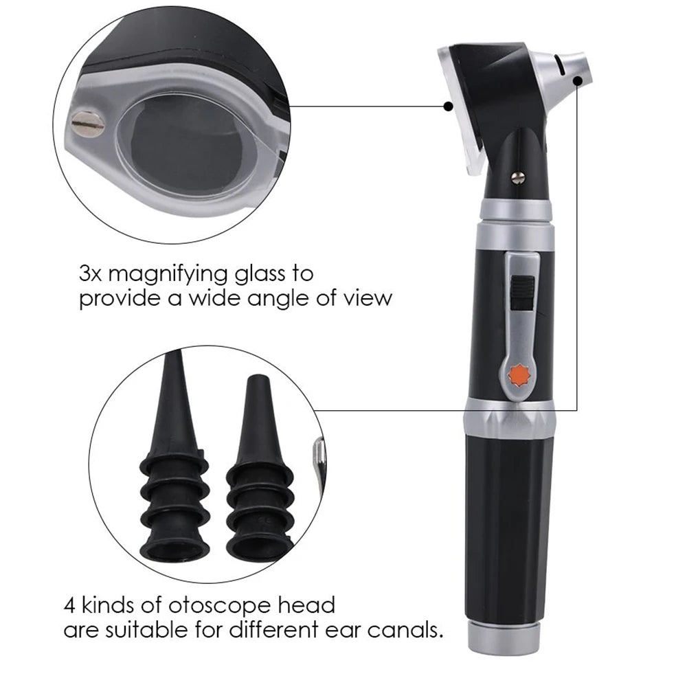 Medical Supplies & Equipment Otoscope - Ear Infection Detector with 3X Magnifying Lens and LED Light