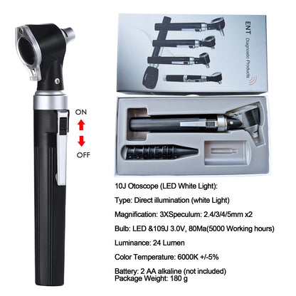 Medical Supplies & Equipment Otoscope - Ear Infection Detector with 3X Magnifying Lens and LED Light