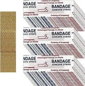 Medical Supplies & Equipment Waterproof Wound Plaster (50 pieces), shown a 72 X 25 mm rectangular shape plaster.
