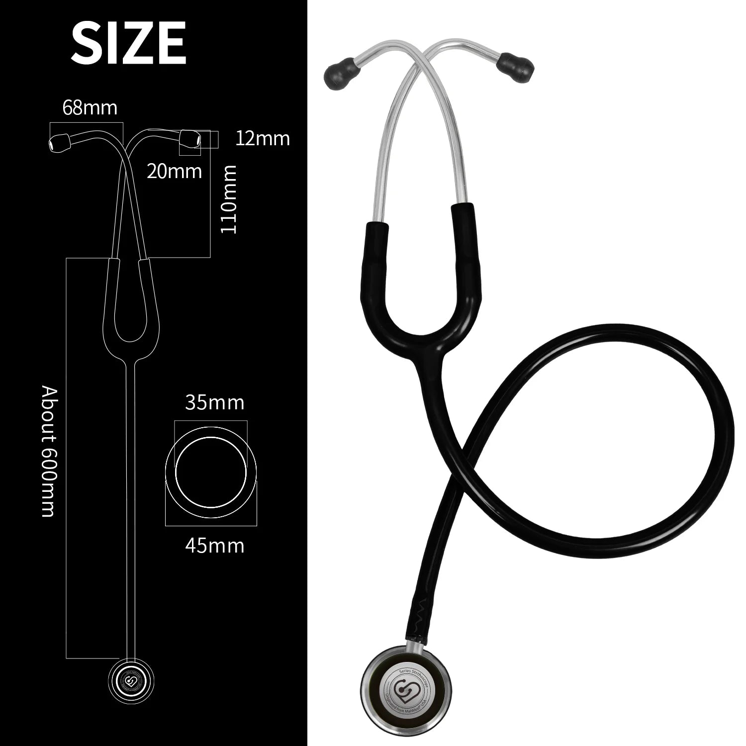 Medical Supplies & Equipment Medical Double Sided Stethoscope Cardiology