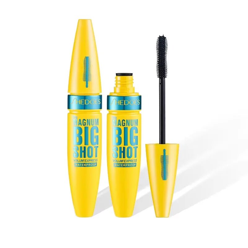 Personal Health Care 4D Black Mascara - Long-Lasting, Volumizing for All Skin Types - Yellow Colour
