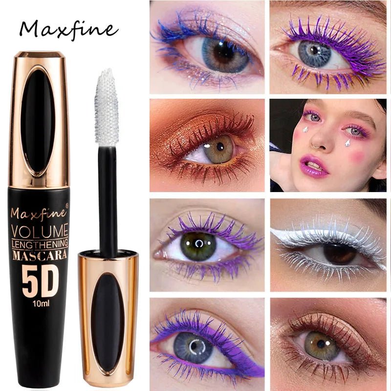 Personal Health Care 5D Silk Mascara with Big Eyes, Strong and Long-Lasting Black Colour and Length, Waterproof