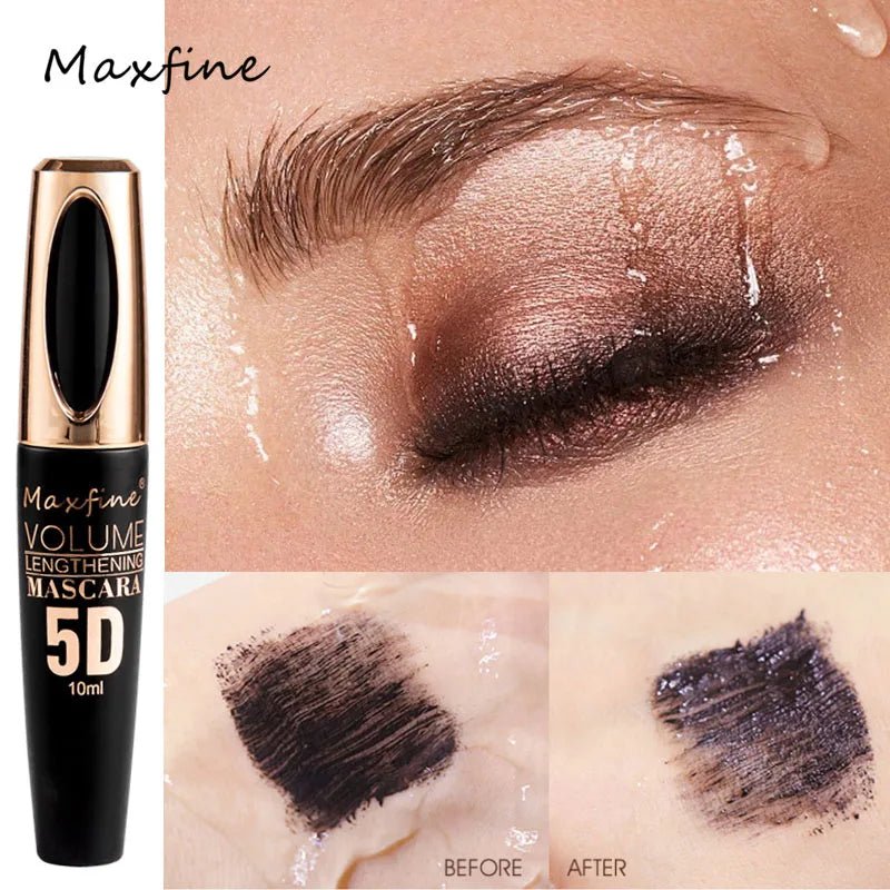 Personal Health Care 5D Silk Mascara with Big Eyes, Strong and Long-Lasting Black Colour and Length, Waterproof