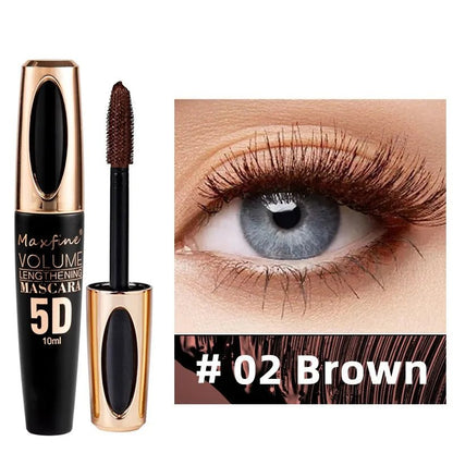 Personal Health Care 5D Silk Mascara with Big Eyes, Strong and Long-Lasting Black Colour and Length, Waterproof
