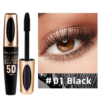 Personal Health Care 5D Silk Mascara with Big Eyes, Strong and Long-Lasting Black Colour and Length, Waterproof