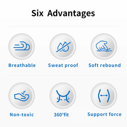 Personal Health Care Cervical Collar Neck Support Breathable Silicone Six Advantages Sweat proof Soft rebound non-toxic-support force 360 degrees fuit