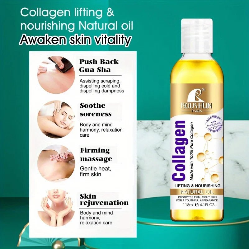 Personal Health Care Collagen Facial Essence Oil, Body Massage Oil, Nourishing Natural Body Oil, and Hair Care