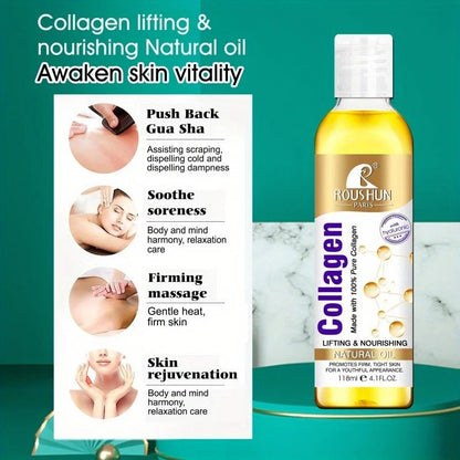 Personal Health Care Collagen Facial Essence Oil, Body Massage Oil, Nourishing Natural Body Oil, and Hair Care