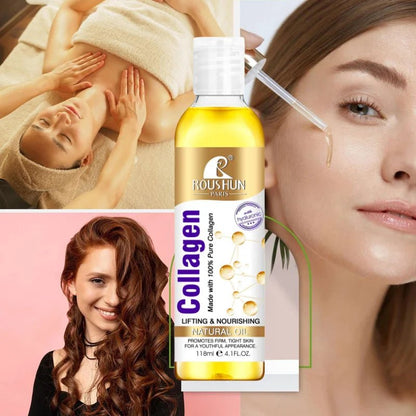 Personal Health Care Collagen Facial Essence Oil, Body Massage Oil, Nourishing Natural Body Oil, and Hair Care