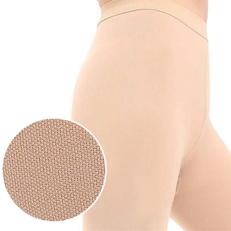 Personal Health Care Compression Pantyhose (15-20 mm Hg) Medical Graduated Stockings Beige Colour Details