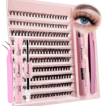 Personal Health Care Eyelash Extension Kit - Eyelash Clusters (200 Pieces)