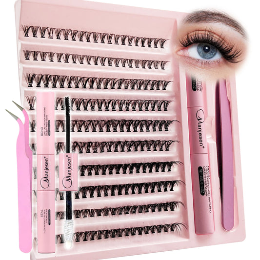 Personal Health Care Eyelash Extension Kit - Eyelash Clusters (200 Pieces)