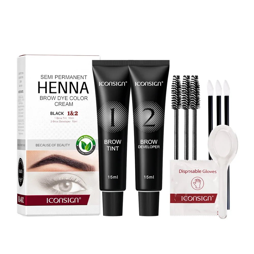 Personal Health Care Eyelash Eyebrow Tint Permanent Waterproof Kit