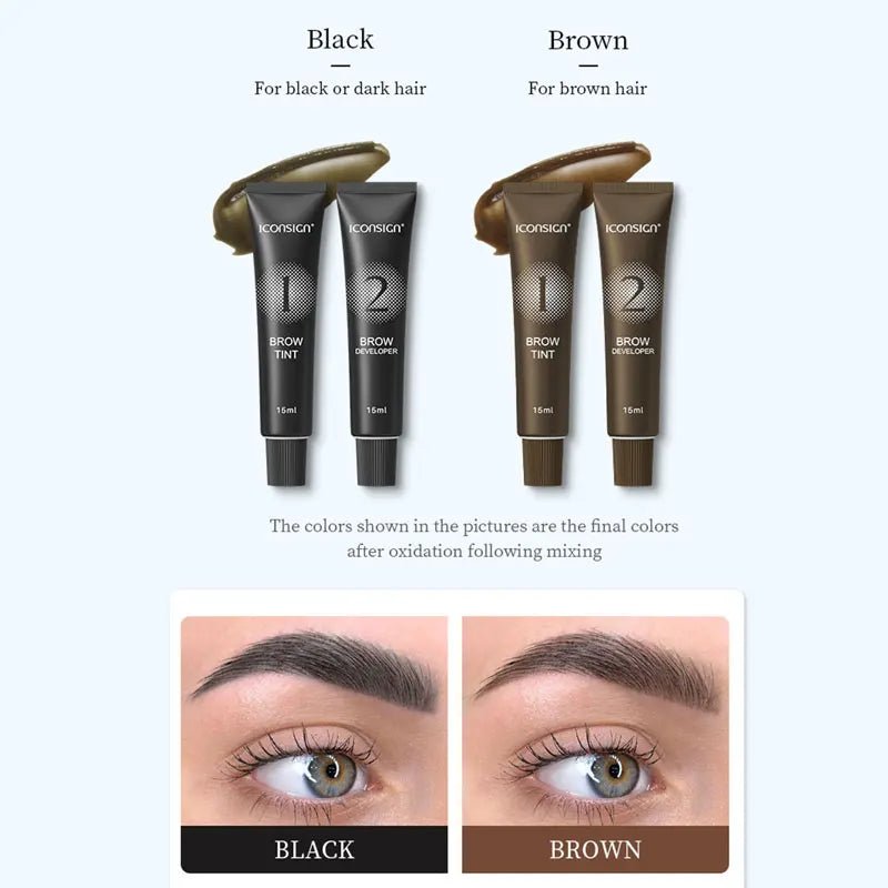 Personal Health Care Eyelash Eyebrow Tint Permanent Waterproof Kit