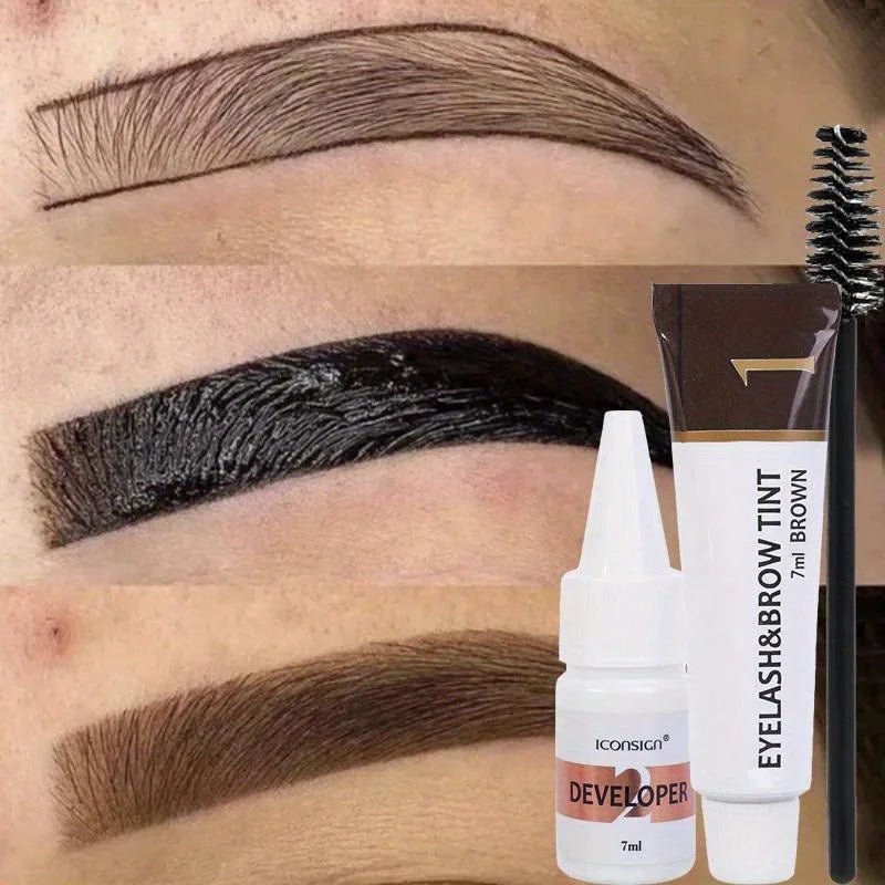 Personal Health Care Eyelash and Eyebrow Tinting Kit for Ladies