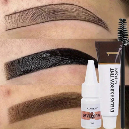 Personal Health Care Eyelash and Eyebrow Tinting Kit for Ladies