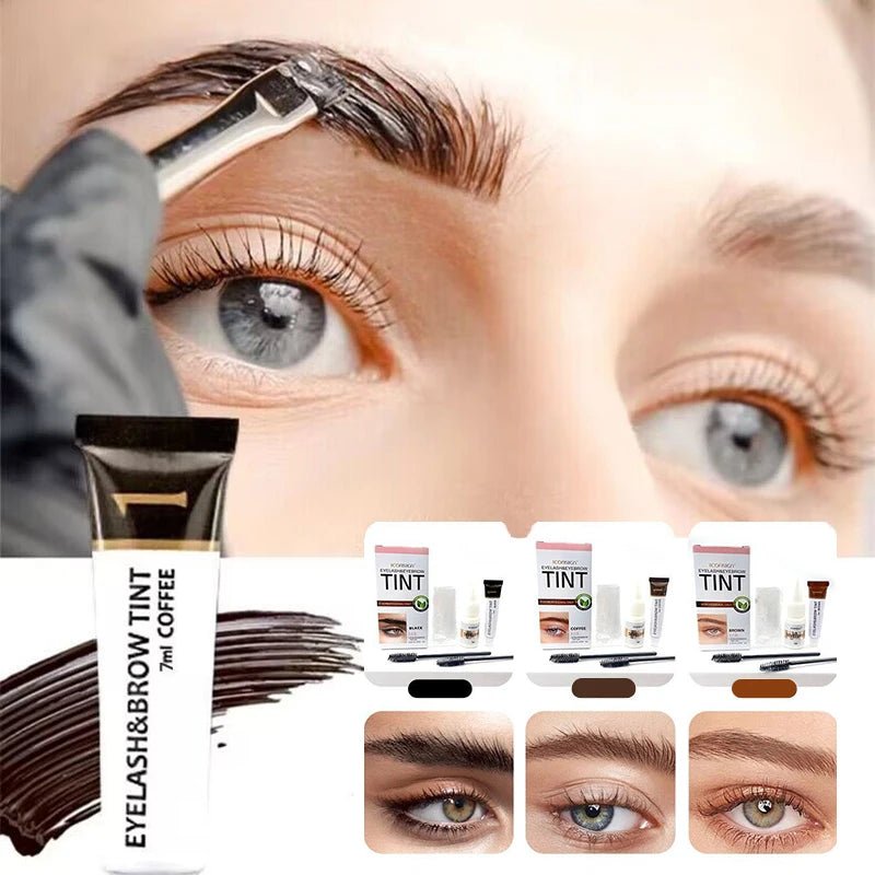 Personal Health Care Eyelash and Eyebrow Tinting Kit for Ladies