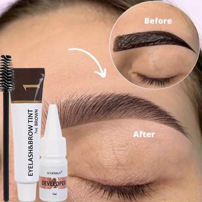 Personal Health Care Eyelash and Eyebrow Tinting Kit for Ladies