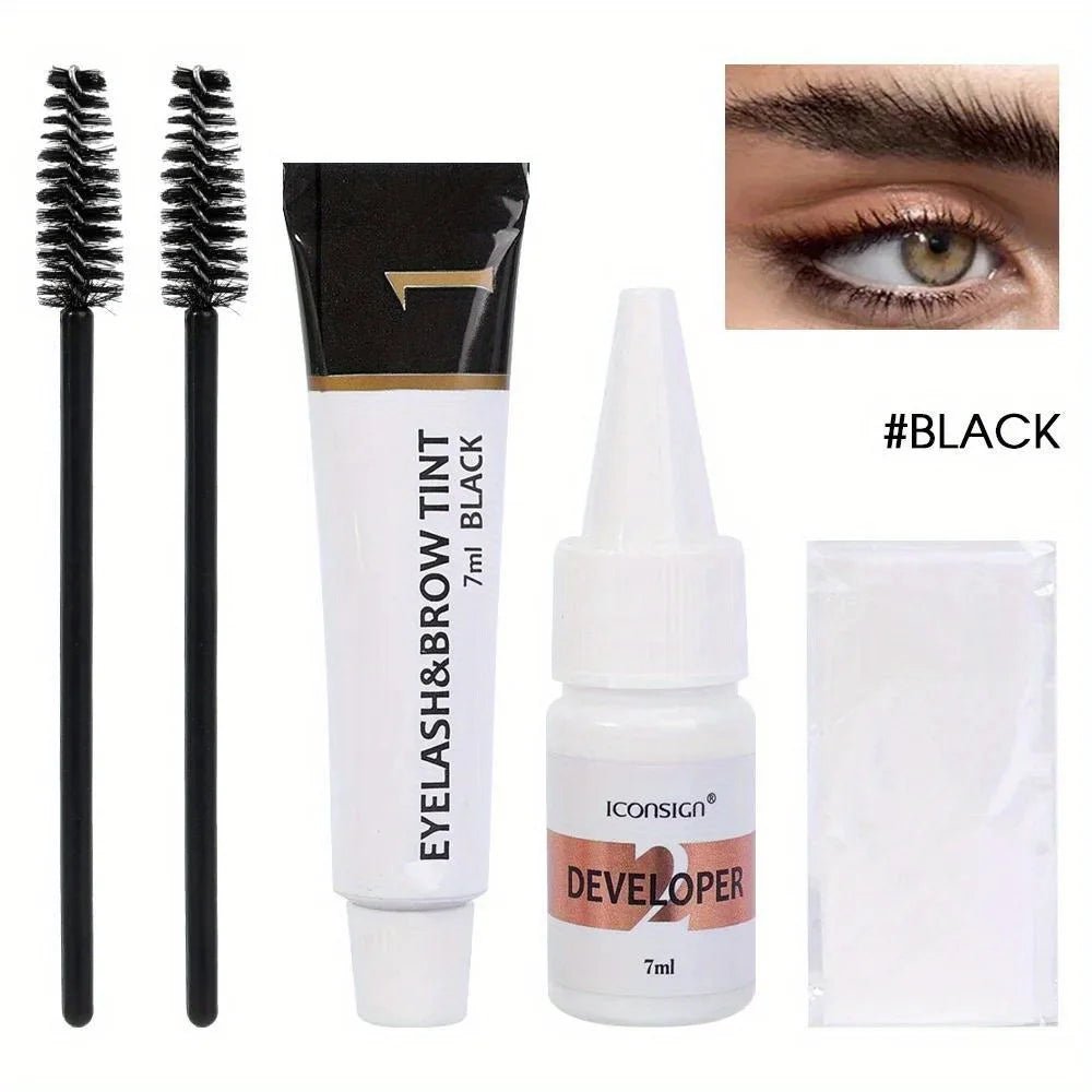 Personal Health Care Eyelash and Eyebrow Tinting Kit for Ladies