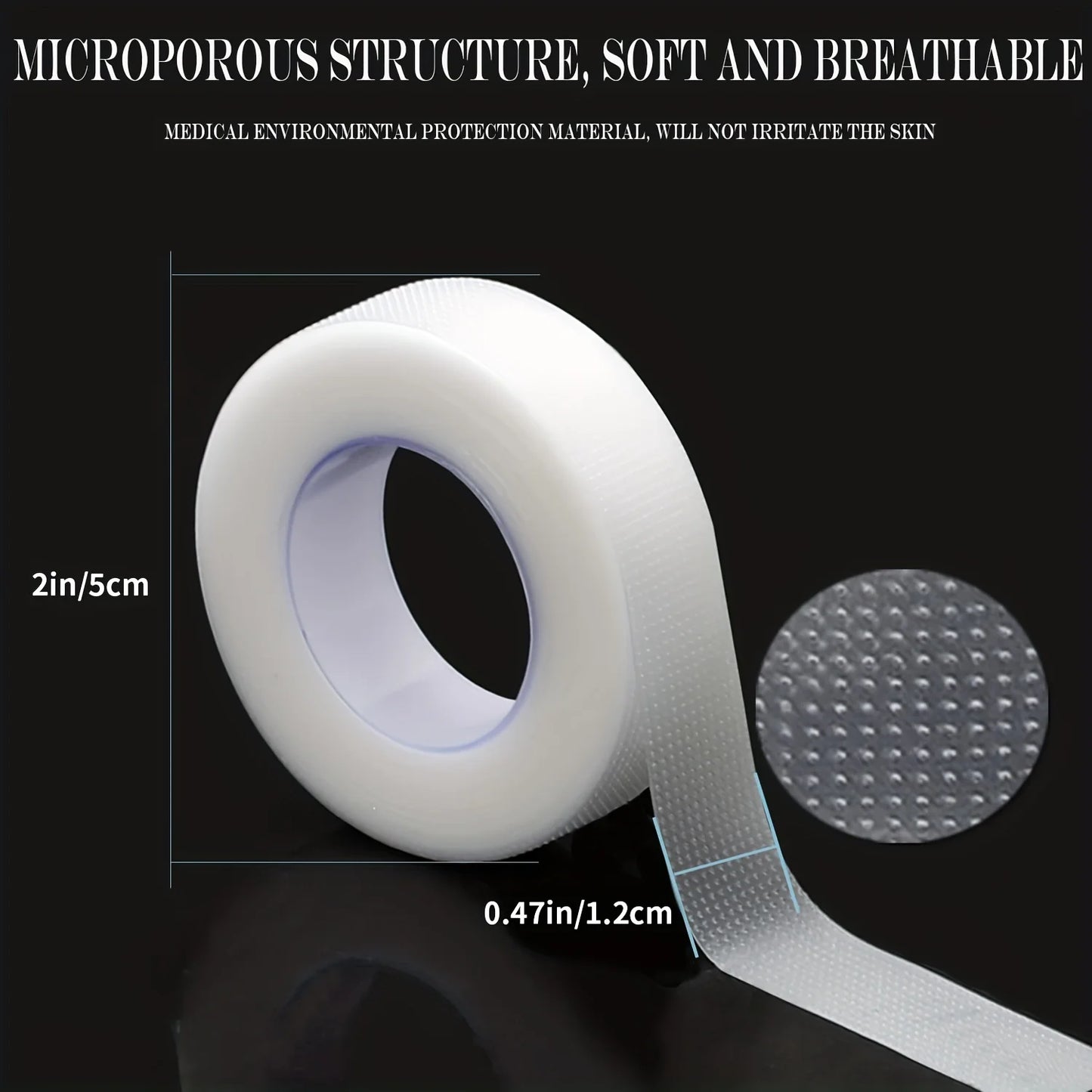 Personal Health Care Eyelash Tape Transparent Adhesive Micropore Fabric (10 Yards)