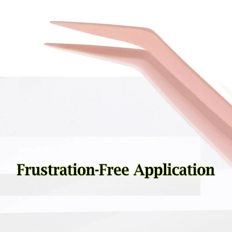 Personal Health Care Eyelashes Anti-Stick Applicator - Stainless Steel Tweezer
