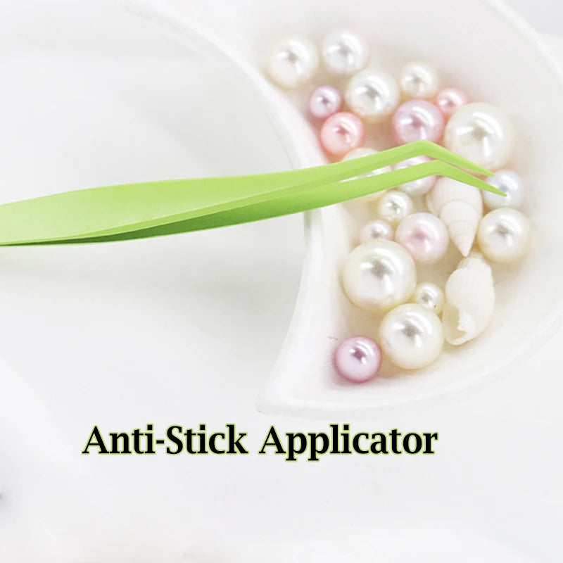 Personal Health Care Eyelashes Anti-Stick Applicator - Stainless Steel Tweezer