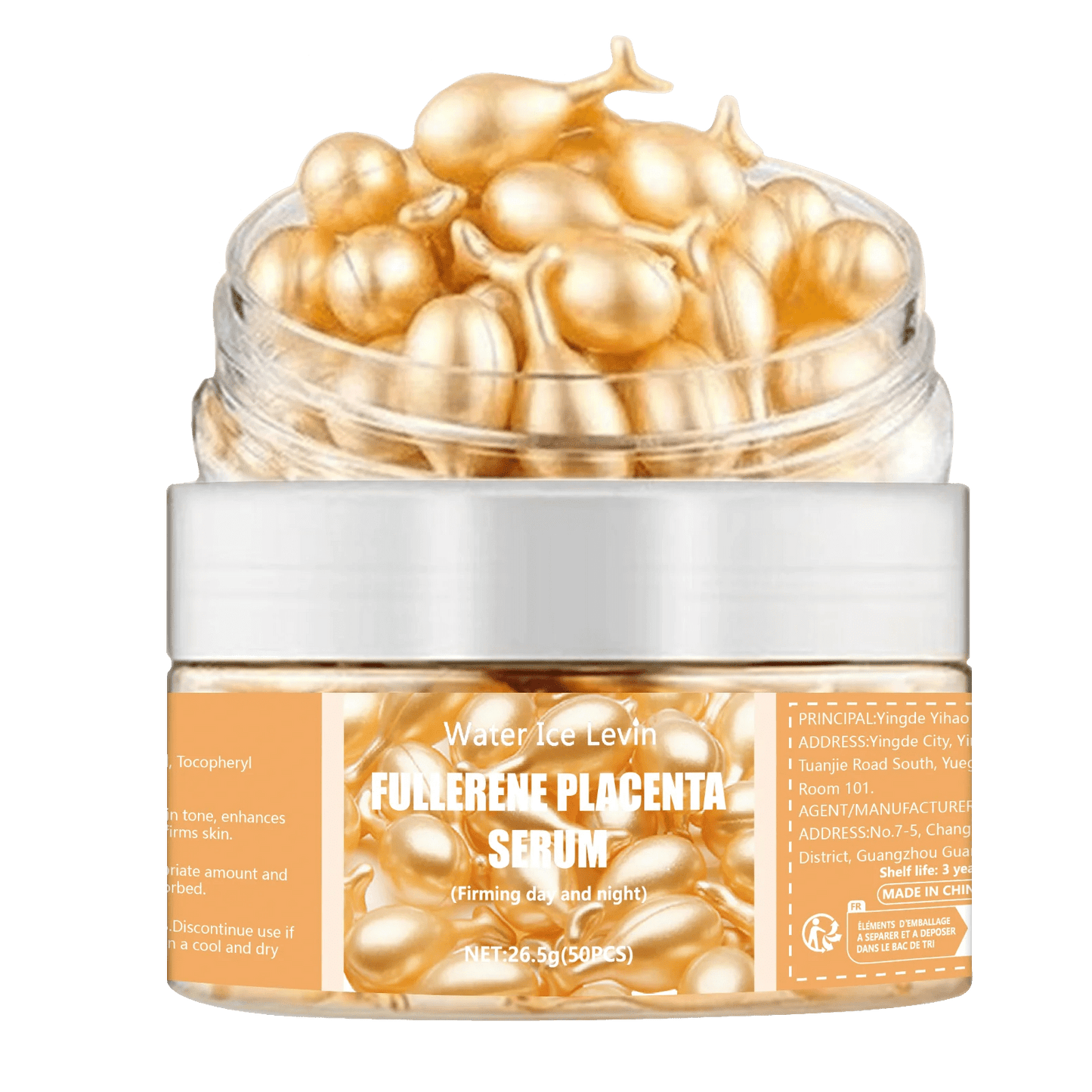 Personal Health Care - Face care - Collagen powder/fish oil capsules Serum (50 Capsules) - 1 Jar shown