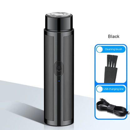 Personal Health Care Face Care Mini Electric Razor Shaver Rechargeable Unisex Black Colour