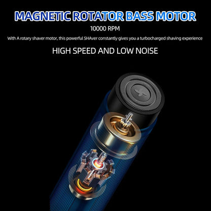 Personal Health Care Face Care Mini Electric Razor Shaver Rechargeable Unisex Blue Colour Details