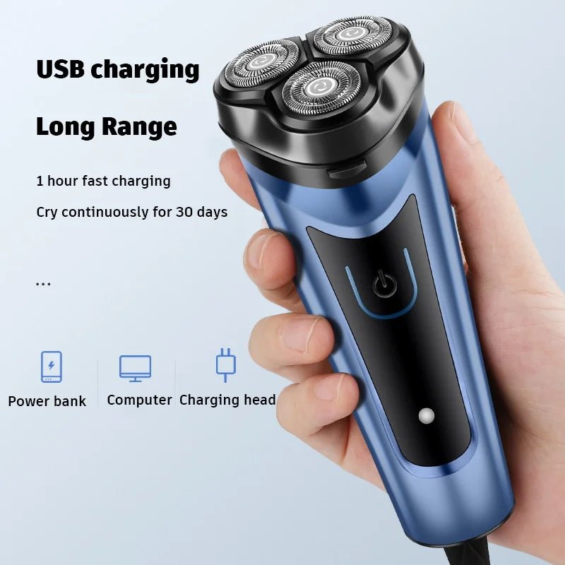 Personal Health Care Face Care Safety Electric Razor sustainable - USB Rechargeable - Waterproof Men