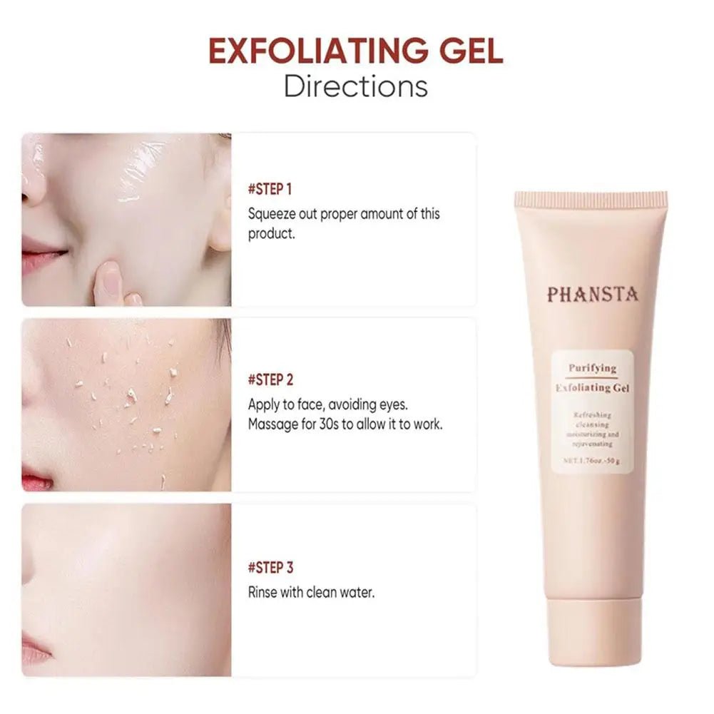 Personal Health Care Face Exfoliating Gel Deep Cleansing Pores, Oil Control Moisturizing