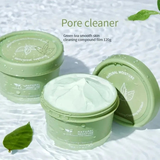Personal Health Care Green Tea Ice Mud Mask Cleansing Moisturizing Oil Control (120 gr)