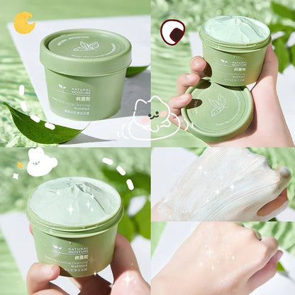 Personal Health Care Green Tea Ice Mud Mask Cleansing Moisturizing Oil Control (120 gr)