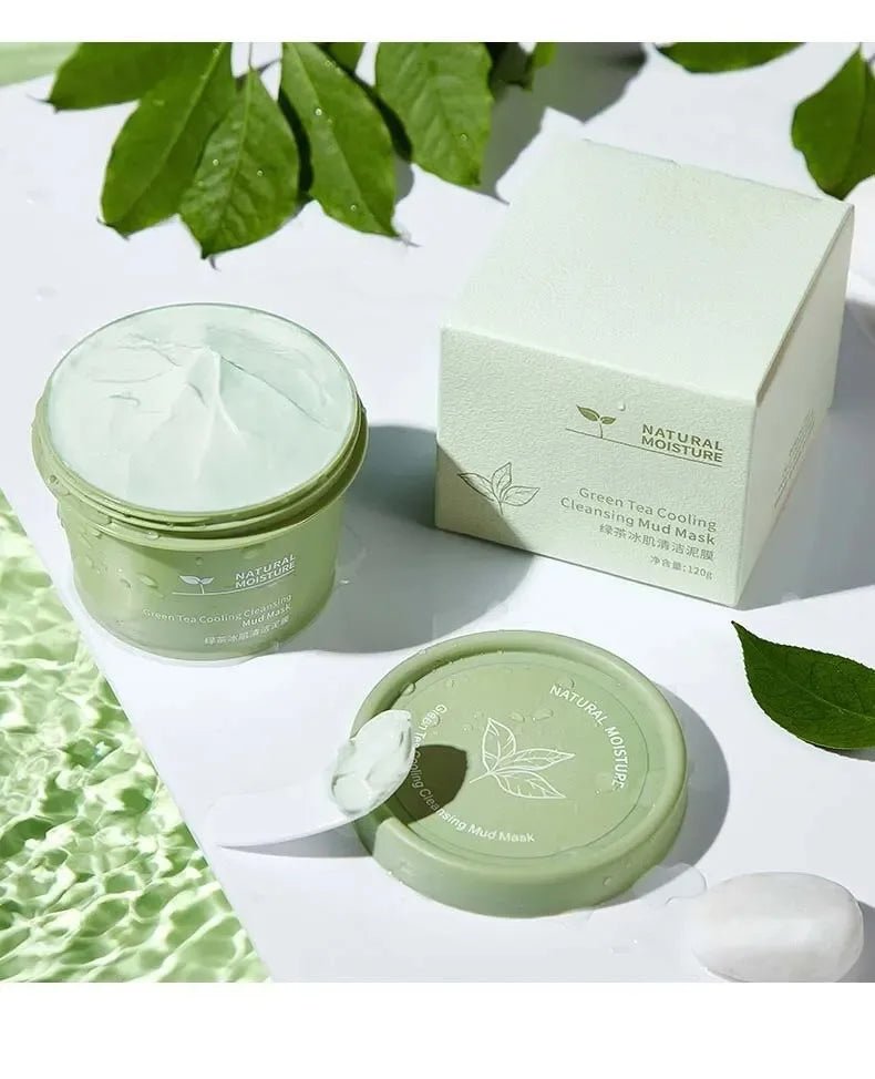 Personal Health Care Green Tea Ice Mud Mask Cleansing Moisturizing Oil Control (120 gr)