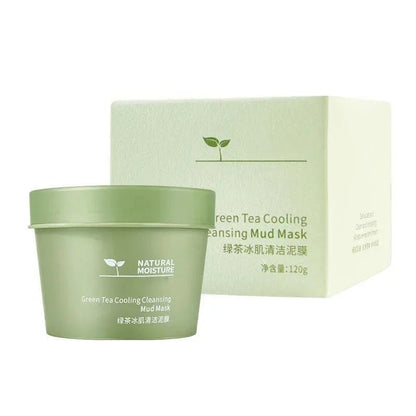 Personal Health Care Green Tea Ice Mud Mask Cleansing Moisturizing Oil Control (120 gr)