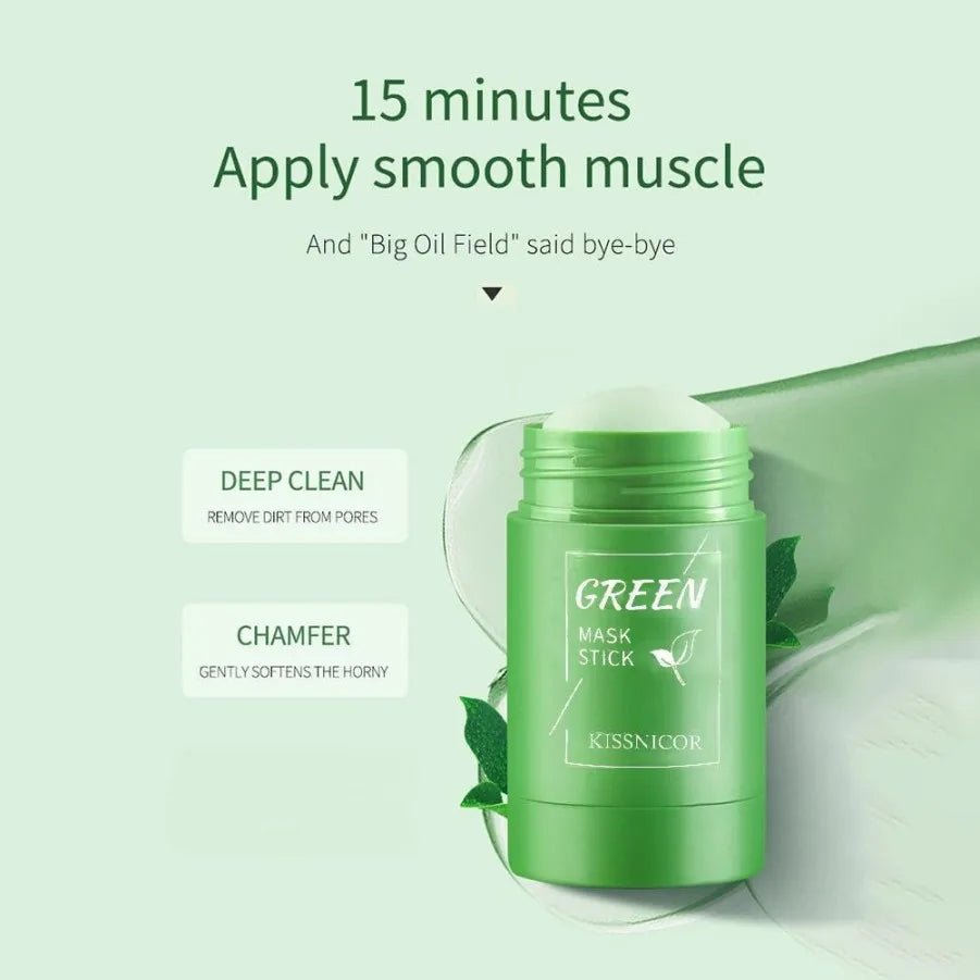 Personal Health Care Green Tea Face Mask - Cleansing, Deep Moisturizing, Shrink Pores - South Korean Skin Care