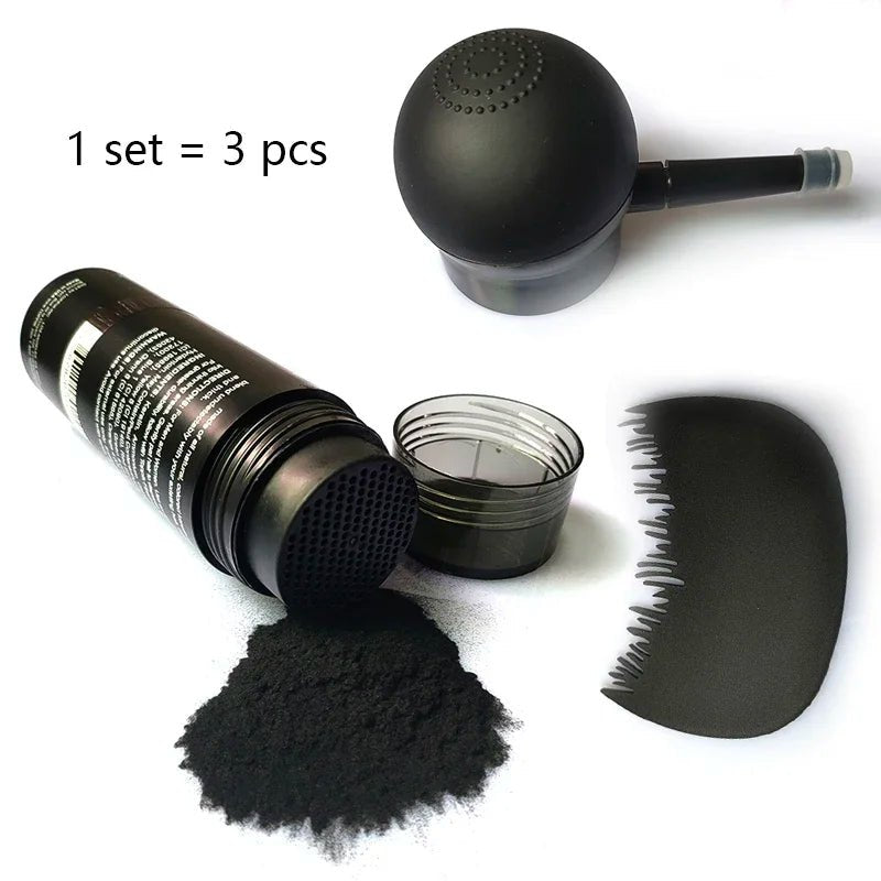 Personal Health Care Hair Building Fibres Hair Spray Treatment (1 set) Picture 1 set equal 3 pieces 